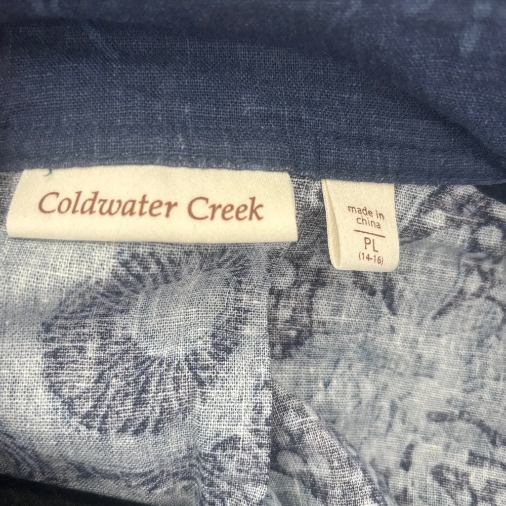 Coldwater Creek lightweight jacket, size petite large - Picture 3 of 6
